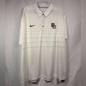 Nike Men’s DriFit Baylor University Polo White 3XL